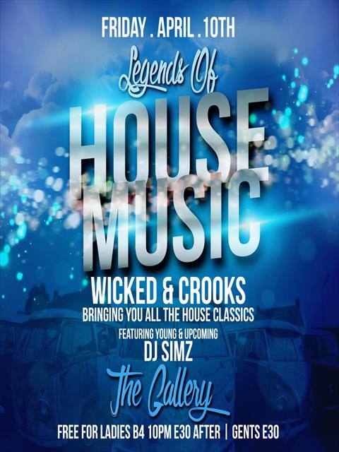 Legends of House Music with Wicked and Crooks Pic